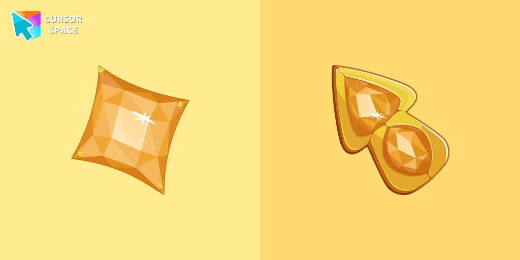 Yellow Diamond cursor pack