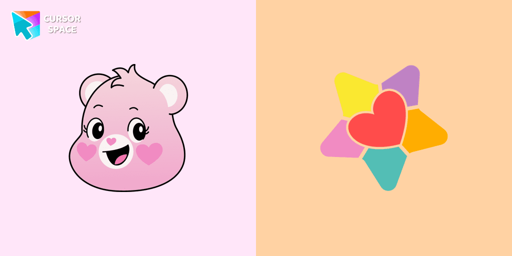 True Heart Bear cursor pack